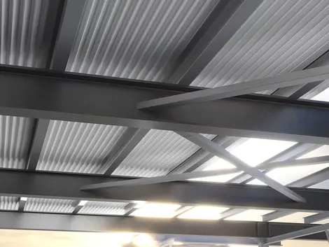 Teherhordó trapézlemezek